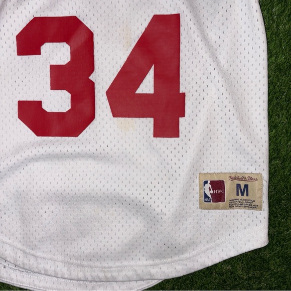 Mitchell & Ness Houston Olajuwon Jersey - Picture 2 of 8
